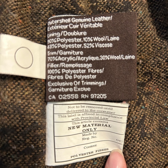 Women’s brown leather jacket from Danier - Picture 11 of 12